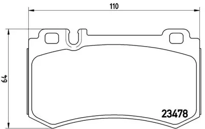 VALEO 670516 Dısk Fren Balatası (Arka) Mercedes Cl55 Amg 5.4 08/02-12/06 Mercedes Cl600 5.5/5.8 09/99> Mercedes C 1522172 1644201520 1644201920 2E0698151 2E0698151B 2E0698151E 34202520 34202620 34204520 34205120