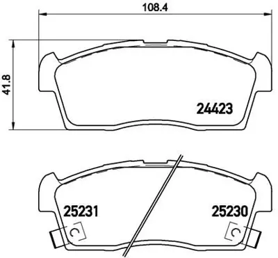 VALEO 671323 Dısk Fren Balatası (Ön) Cıtroen C-Zero 0.0 10/10> Mıtsubıshı I Mıev 0.0 02/10> Peugeot Ion 0.0 10/10 1606225680 1608520680 1608681680 1610100580 1610103580 1610275680 1611838080 1611840080 1613192680 1616872780