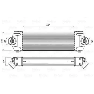 VALEO 818225 Turbo Intercooler  Radyatoru Transıt V347 2,2tdcı / 2,4tdcı 06>14 1371241 1376241 1423732 1432226 1748579 1748585 1771034 1771038 1823031 1823032