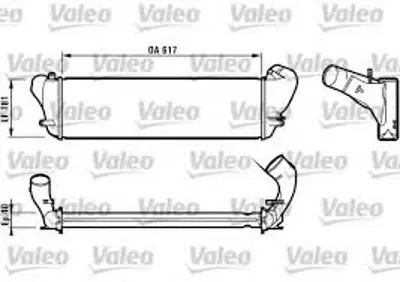 VALEO 818229 Radyator Fıat Albea 51718679 7043131 8ML376746671 96600