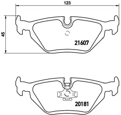 VALEO 671386 Dısk Fren Balatası (Arka) Bmw 316ı 1.6 09/90-02/98 Bmw 316ı Compact 03/94-05/01 Bmw 316ı Coupe 1.6 0 102021 1020321 1153196 1153913 1154221 1154398 1154399 1154613 1154614 1155077