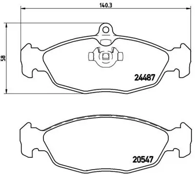 VALEO 671483 Arka Fren Balatası Jaguar  Xk8  X100  X150 4.2 11046148 11046148XX2 11046948 11046948322 11046948372 1104695012 1605087 1605455 1605810 1605824