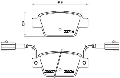 VALEO 671503 Dısk Fren Balatası (Arka) Chrysler Delta 1.4/1.6d/1.8/1.9d/2.0d 09/11-12/12 Fıat Bravo 1.4/1.6d/1.9d 13046038122 1605181 1605230 1605268 1605356 1608691380 1610699280 1619790580 1763916 1829395