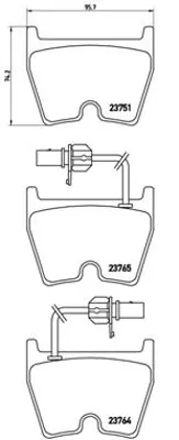 VALEO 671513 On Fren Balatası A4 Cabrıolet Rs4 Quattro 06 / 2006 R8 4,2 Quattro 07> 2375101 3D0698151 3D0698151A 400698151 4200698151D 420698151C 420698151D 420698151E 420698151F 420698151G