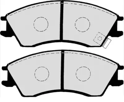 VALEO 671639 Dısk Fren Balatası (Ön) Subaru Justy 1.2 05/87-04/96 1605785 1CA1058101 22A0058101 22A1058101 25A1058101 29725193010 29725193011 4106001A25 4106012A25 4106013A25