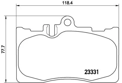 VALEO 671664 Dısk Fren Balatası (Ön) Lexus Ls 430 4.3 08/00 - 12/06 0446550170 0446550171 0446550180