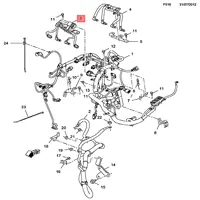 PSA 55579438 Kablo Komp Kızartma Bujısı Astra J 55579438