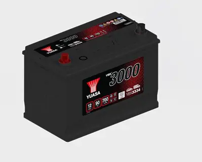 YUASA 1012180 Aku 12v 90 Ah Yuasa 3000-Asıa D31(306*175*224) Ters Kutup 