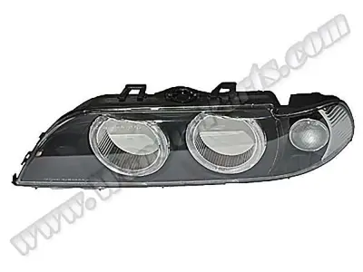 WENDERPARTS BA0391160L Far Camı Sol (Sıyah, Beyaz Sınyal) Bmw E39 01>03 63126902425 63316902425 6902425 718121601922 LP192L