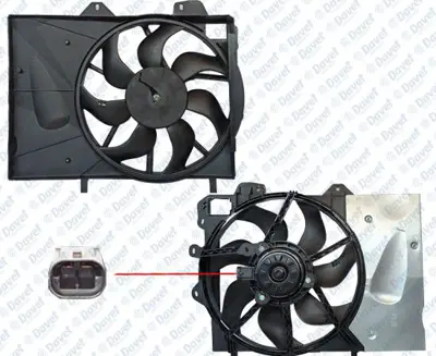 SWAPP 86282 Fan Motoru + Davlumbazlı P207- P208 -P2008 -P301- C2- C3 -C3 Iı -C3 Iıı- C3 Pıcasso -C4 Cactus- C El 1253H0 1253H5 1253P9 1253Q0 1330P8 1330P9 1610781580 3639678 3641929 5032005