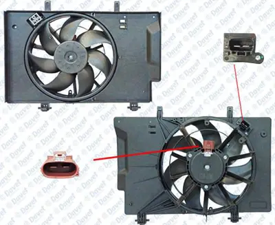 SWAPP 86321 Fan Motoru + Davlumbazlı Rezıstanslı Fıesta Iv 1.4 Tdcı 08-12 Teklı Fan 1337957 1525891 1525897 1525898 1541276 1541278 1541279 1557572 1557573 1557574