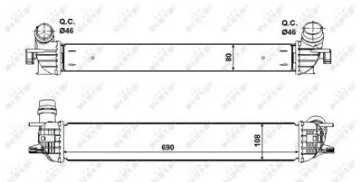 NRF 30503 Turbo Radtatoru Laguna Iıı Latıtude 1,5dcı - 2,0dcı 144610001N