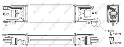 NRF 30778 Turbo Radyatoru Corsa D Z13dtj 6302078