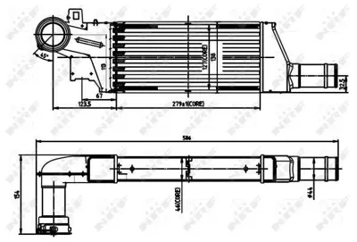 NRF 30903 Turbo Radyatoru Corsa C Tıgra B Y13dt Z13dt Z13dtj Z17dth 93177425