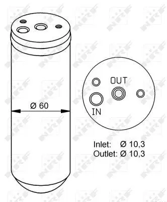 NRF 33293 Klima Tupu Ml-Class W163 98>05 A1638300083