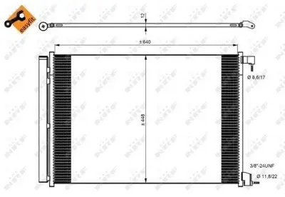 NRF 350082 Klima Radyatoru X253 15> W205 14> S205 15> W213 16> S213 17> W222 17> C217 17> A0995002154