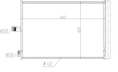 NRF 350457 Klima Radyatoru C218 11>17 W212 13>16 C207 13>16 R231 12> A0995000354