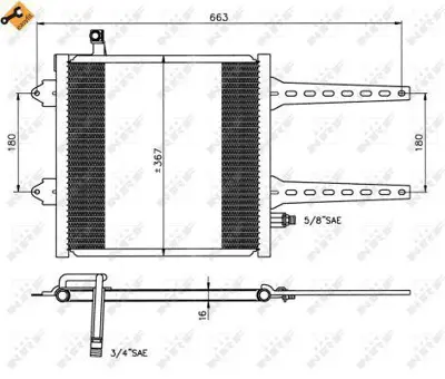 NRF 35049 Klima Radyatoru Polo - Classıc Lupo 1,6 - 1,4 - 1,3 94>99 6N0820413B