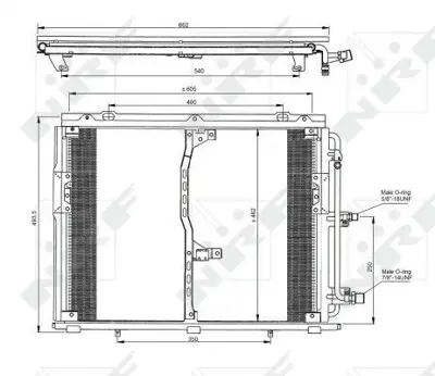 NRF 35229 Klima Radyatoru S-Class W140 91>98 C140 92>99 A1408300870