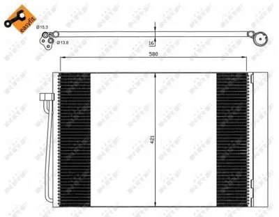 NRF 35537 Klima Radyatoru Bmw M54 N62 N73 E60 E65 E63 E64 9122858