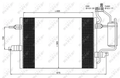 NRF 35599 Klima Radyatoru Merıva A Z14xep Z16xep Y17dt 52496880