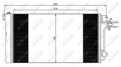 NRF 35622 Klima Radyatoru (Kondanser) Transporter T5 1.9 2.5tdı 03> 7H0820411B