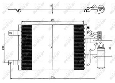 NRF 35646 Klima Radyatoru Merıva A Y13dt Z13dt Z17dth 13148296