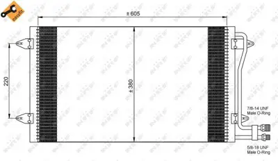 NRF 35656 Klima Radyatoru Kondansor Lt35 2,5tdı 2,8tdı 96>03  Oto-Mek Sanzıman 2D0820413D