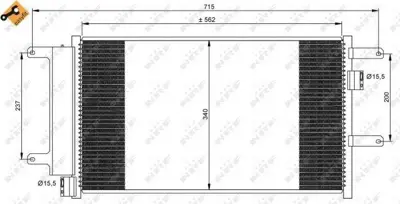 NRF 35751 Klima Radyatoru Konderser Daıly 2,8 3,0 F1a 01>11 504256333