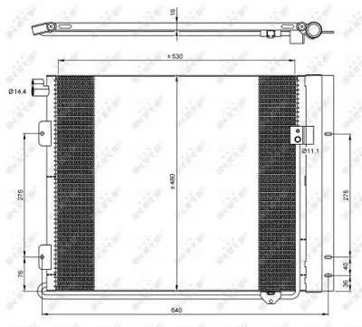 NRF 35933 Kondenser Klima Radyatoru Man Tga Tgl Tgm 00 > 81619200024