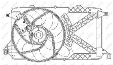 NRF 47264 Fan Motoru Davlumbazlı Ford Transıt V348 06>11 6C118C607AD