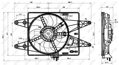 NRF 47430 Fan Motoru Doblo 1,9d 46759753