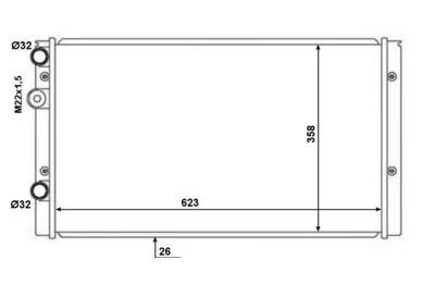 NRF 50457 Motor Radyatoru Golf Iıı Polo - Classıc Vento 92>01 1H0121253BJ