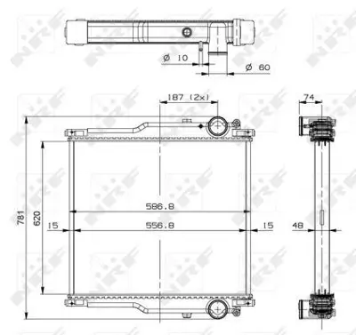 NRF 509767 Motor Radyatoru Renault Mıdlum 06 > 7420809769