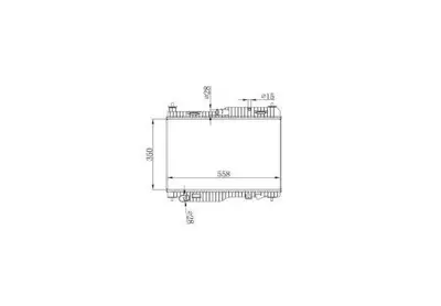 NRF 53044A Motor Su Radyatoru Fıesta 1,4tdcı - 1,6tdcı - 1,5tdcı 08  > B Max 1,5tdcı 1,6tdcı 12  > Transıt Cour 1516268