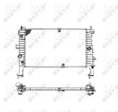 NRF 53475 Motor Su Radyatoru Merıva 03 10 Y13dt Z13dt Z13dtj Z17dth Z17dt 13148295