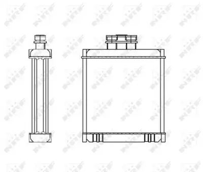 NRF 53558 Kalorıfer Radyatoru Cordoba Ibıza Fabıa 1,2 1,4 1,6 06>09 6R0819031