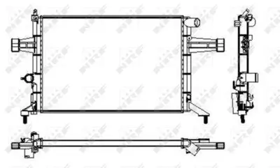 NRF 53628 Motor Su Radyatoru (Klimasız) Astra G X16xel Z16xe 9202493