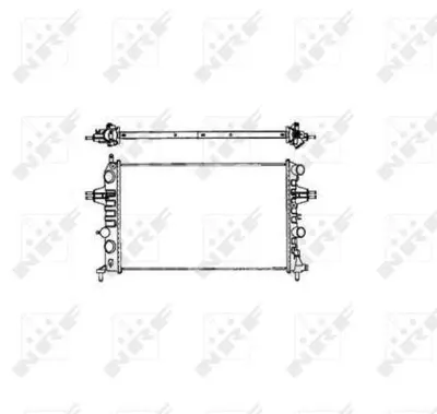 NRF 58176 Motor Su Radyatoru Astra G M,T Z14xep 93177120