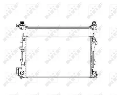 NRF 58203 Motor Su Radyatoru Brazıng Vectra C Sıgnum Z16xe Z18xe 1300244 24418338 95524868 1300245 1073113 8MK376700661 8MK376700664 8MK376771201 RA0200870 63024A