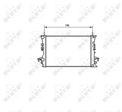 NRF 58318 Motor Radyatoru Laguna Iı 1,6 - 1,8 - 2,0 8200008764