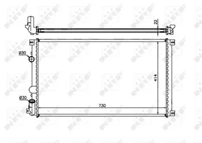 NRF 58321 Motor Radyatoru Master Iı 1,9 - 2,2 - 2,5cdtı 8660003491 93179722