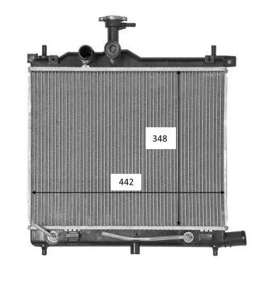 NRF 58460 Motor Su Radyatoru I10 1,1 1,2 2008> Otomatık (350×438×16) 253100X170