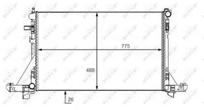 NRF 58481 Motor Radyatoru Master Iıı Movano 2,3dcı 10> 214108535R 95529411