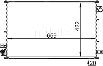 BEHR MAHLE AC 338 001S Klima Radyatoru S-Type Iı (X200) 99>07 XR87068