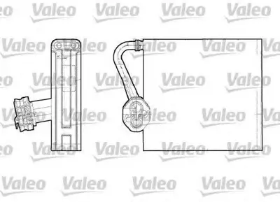 VALEO 817709 Evaporator Renault Scenıc Iı 7701207874 92167