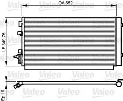 VALEO 814187 Klıma Radyatoru 1.5-1.6 K9k-K4m-H4m Fluence-Megane Iıı-S.Tourer 8093069 8660003440 8660006078 911003293R 921000005R 921000293R 921000294 921000294R 921003293R 921009956R