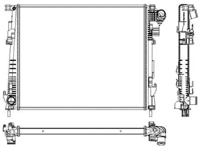 VALEO 734946 Su Radyatoru Trafıc Iı 2.0dcı M9r Vıvaro 2.0cdtı 06-> 1213074 2140000Q0C 2140000QOC 4416948 63122 8200411166 8MK376759001 93854164