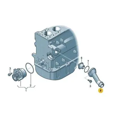 BARCHA 038121121 Termostat Yuvası Beetle Bora Golf V A3 Cordoba Ibıza Leon Toledo Octavıa Agr Ahf Alh Aqm Asv 38121121