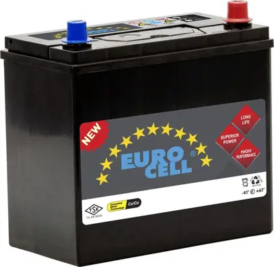 EUROCELL 869916690004 Aku 12v 60 Ah D23 (230×172×225) Tam Kapalı Asya Ters 869916690004